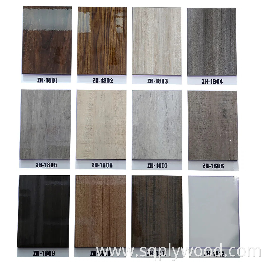 Zhihua High Gloss 18mm Marble Design UV MDF From Manufacturer (ZH1701)